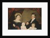 Family Group of Four on Sofa, ca. 1830s by Unknown