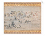 Detached section from scroll one from A Long Tale for an Autumn Night… ca. 1400 by Unknown