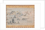 Detached section from scroll one from A Long Tale for an Autumn Night… ca. 1400 by Unknown