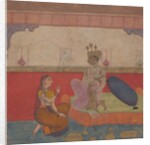 Radha Speaks to Krishna: Page from the Boston Rasikapriya, ca. 1610 by Unknown