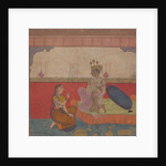Radha Speaks to Krishna: Page from the Boston Rasikapriya, ca. 1610 by Unknown