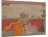 Krishna Kisses Radha: Page from the Boston Rasikapriya, ca.1610 by Unknown
