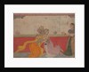 Krishna Kisses Radha: Page from the Boston Rasikapriya, ca.1610 by Unknown