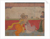Krishna Kisses Radha: Page from the Boston Rasikapriya, ca.1610 by Unknown