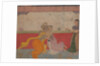 Krishna Kisses Radha: Page from the Boston Rasikapriya, ca.1610 by Unknown