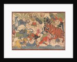 Royal Hunt, folio from a Mahabharata, 1800-1850 by Unknown