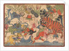 Royal Hunt, folio from a Mahabharata, 1800-1850 by Unknown