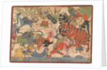 Royal Hunt, folio from a Mahabharata, 1800-1850 by Unknown