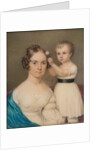 Mrs. William Gordon Ver Planck and Her Son Samuel Hopkins Ver Planck, ca. 1828 by Unknown
