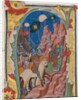 Initial A with the Battle of the Maccabees, ca. 1360-70 by Unknown
