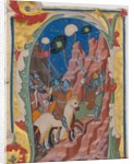 Initial A with the Battle of the Maccabees, ca. 1360-70 by Unknown