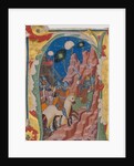 Initial A with the Battle of the Maccabees, ca. 1360-70 by Unknown