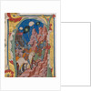 Initial A with the Battle of the Maccabees, ca. 1360-70 by Unknown