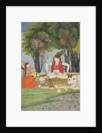 Shiva enraged by Parvati's interruption of his meditation, early 19th century by Unknown