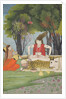 Shiva enraged by Parvati's interruption of his meditation, early 19th century by Unknown