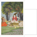 Shiva enraged by Parvati's interruption of his meditation, early 19th century by Unknown