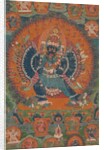 Vajrabhairava with His Consort Vajravetali , 18th century by Unknown