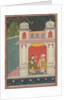 A Heroine and Her Lover in a Pavilion: Page from a Dispersed Nayikabheda , ca. 1660-80 by Unknown