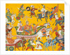 King Dasaratha and His Retinue Proceed to Rama's Wedding: Folio from the Shangri…, ca. 1690-1710 by Unknown