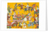 King Dasaratha and His Retinue Proceed to Rama's Wedding: Folio from the Shangri…, ca. 1690-1710 by Unknown