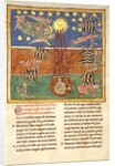 Leaf from a Beatus Manuscript: at the Clarion of the Fifth Angel's Trumpet…, ca. 1180 by Unknown