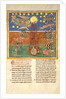 Leaf from a Beatus Manuscript: at the Clarion of the Fifth Angel's Trumpet…, ca. 1180 by Unknown