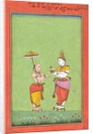 Vamana being blessed by King Bali, ca. 1780s by Unknown