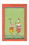 Vamana being blessed by King Bali, ca. 1780s by Unknown