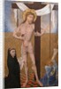 Man of Sorrows with Kneeling Donor, fourth quarter 15th century with modern additons by Unknown