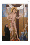 Man of Sorrows with Kneeling Donor, fourth quarter 15th century with modern additons by Unknown