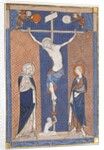 Manuscript Leaf with the Crucifixion, from a Missal, ca. 1270-80 by Unknown