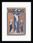 Manuscript Leaf with the Crucifixion, from a Missal, ca. 1270-80 by Unknown