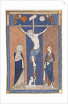 Manuscript Leaf with the Crucifixion, from a Missal, ca. 1270-80 by Unknown