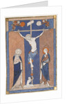 Manuscript Leaf with the Crucifixion, from a Missal, ca. 1270-80 by Unknown