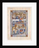 Manuscript Leaf with the Last Supper and the Washing of the Apostles? Feet Leaf…, ca. 1250-70 by Unknown