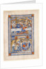 Manuscript Leaf with the Last Supper and the Washing of the Apostles? Feet Leaf…, ca. 1250-70 by Unknown