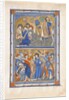 Manuscript Leaf with the Agony in the Garden and Betrayal of Christ, from a Royal Psalter, ca. 1270 by Unknown