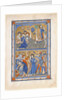 Manuscript Leaf with the Agony in the Garden and Betrayal of Christ, from a Royal Psalter, ca. 1270 by Unknown