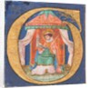 Manuscript Illumination with Saint Trudo in an Initial O, from a Choir Book, 15th century by Unknown