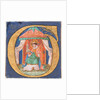 Manuscript Illumination with Saint Trudo in an Initial O, from a Choir Book, 15th century by Unknown