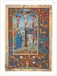 Manuscript Leaf with the Crucifixion, from a Book of Hours, last quarter 15th century by Unknown
