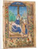 Manuscript Leaf with the Pieta, from a Book of Hours, last quarter 15th century by Unknown