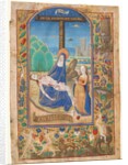 Manuscript Leaf with the Pieta, from a Book of Hours, last quarter 15th century by Unknown
