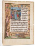 Manuscript Leaf with the Betrayal, from a Book of Hours, ca. 1500 by Unknown