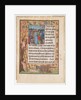 Manuscript Leaf with the Betrayal, from a Book of Hours, ca. 1500 by Unknown