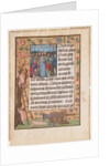 Manuscript Leaf with the Betrayal, from a Book of Hours, ca. 1500 by Unknown