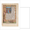 Manuscript Leaf with the Betrayal, from a Book of Hours, ca. 1500 by Unknown
