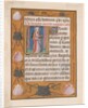 Manuscript Leaf with Saint James the Greater, from a Book of Hours, ca. 1500 by Unknown
