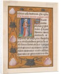 Manuscript Leaf with Saint James the Greater, from a Book of Hours, ca. 1500 by Unknown