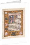 Manuscript Leaf with Saint James the Greater, from a Book of Hours, ca. 1500 by Unknown